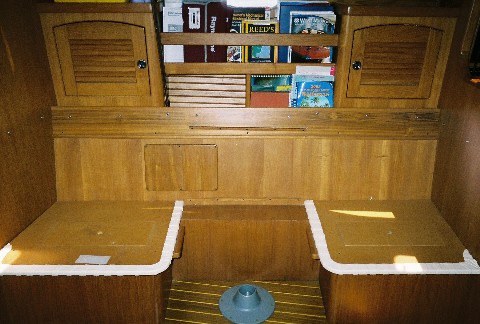 Starboard Settee Storage