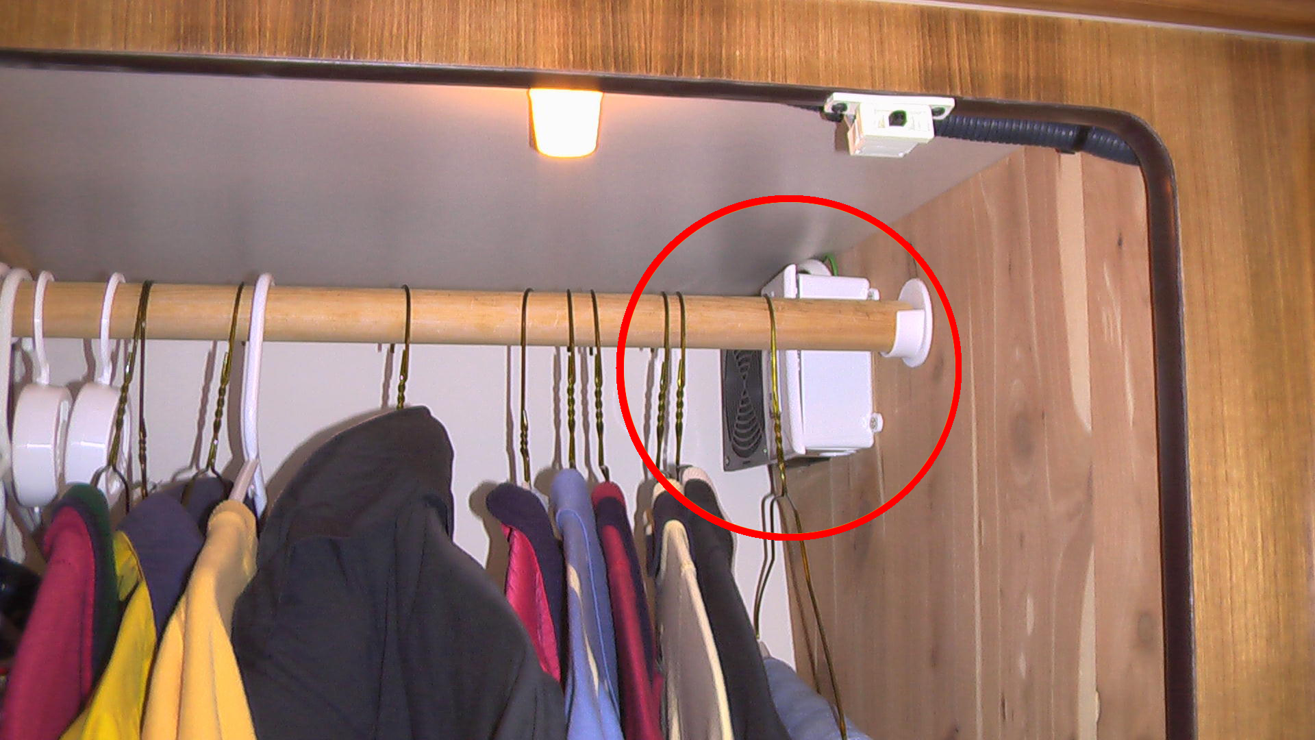 Closet Circulation Fan