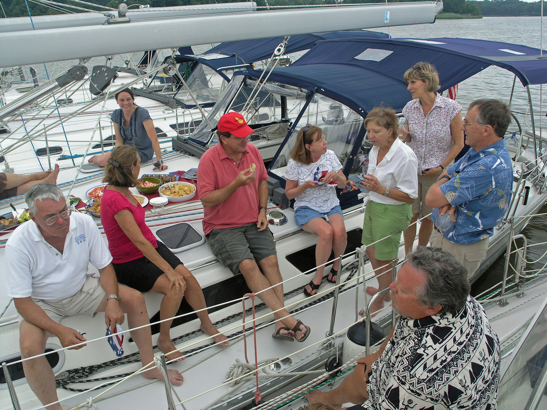 Chesapeake Bay Raft Up