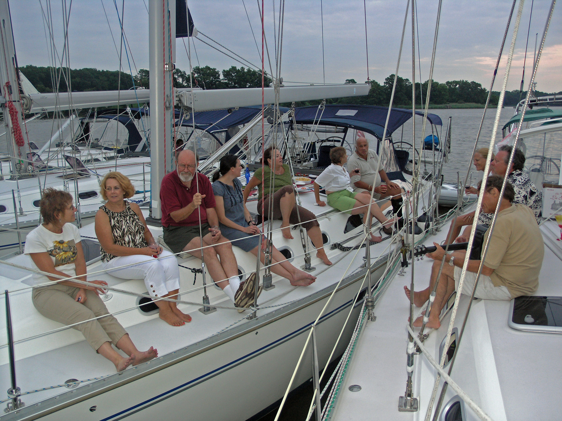 Chesapeake Bay Raft Up